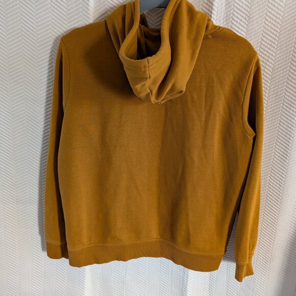 Tommy Hilfiger Mustard Goldenrod Crest Logo Hoodie Small Embroidered Emblem - Picture 8 of 10